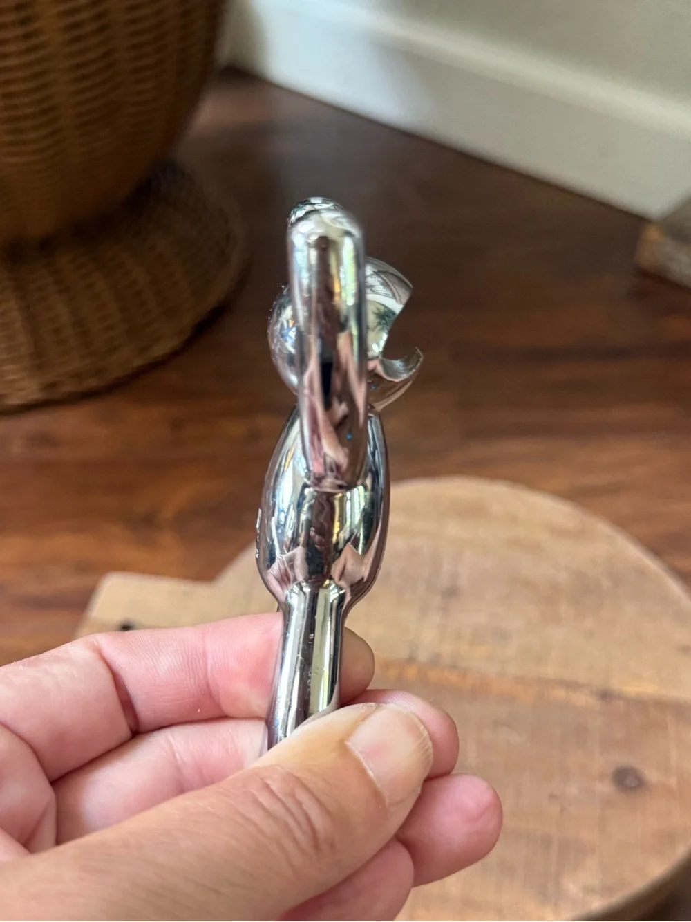 Umbra Buddy Chrome Bottle Opener Heavy Metal Figure Barware